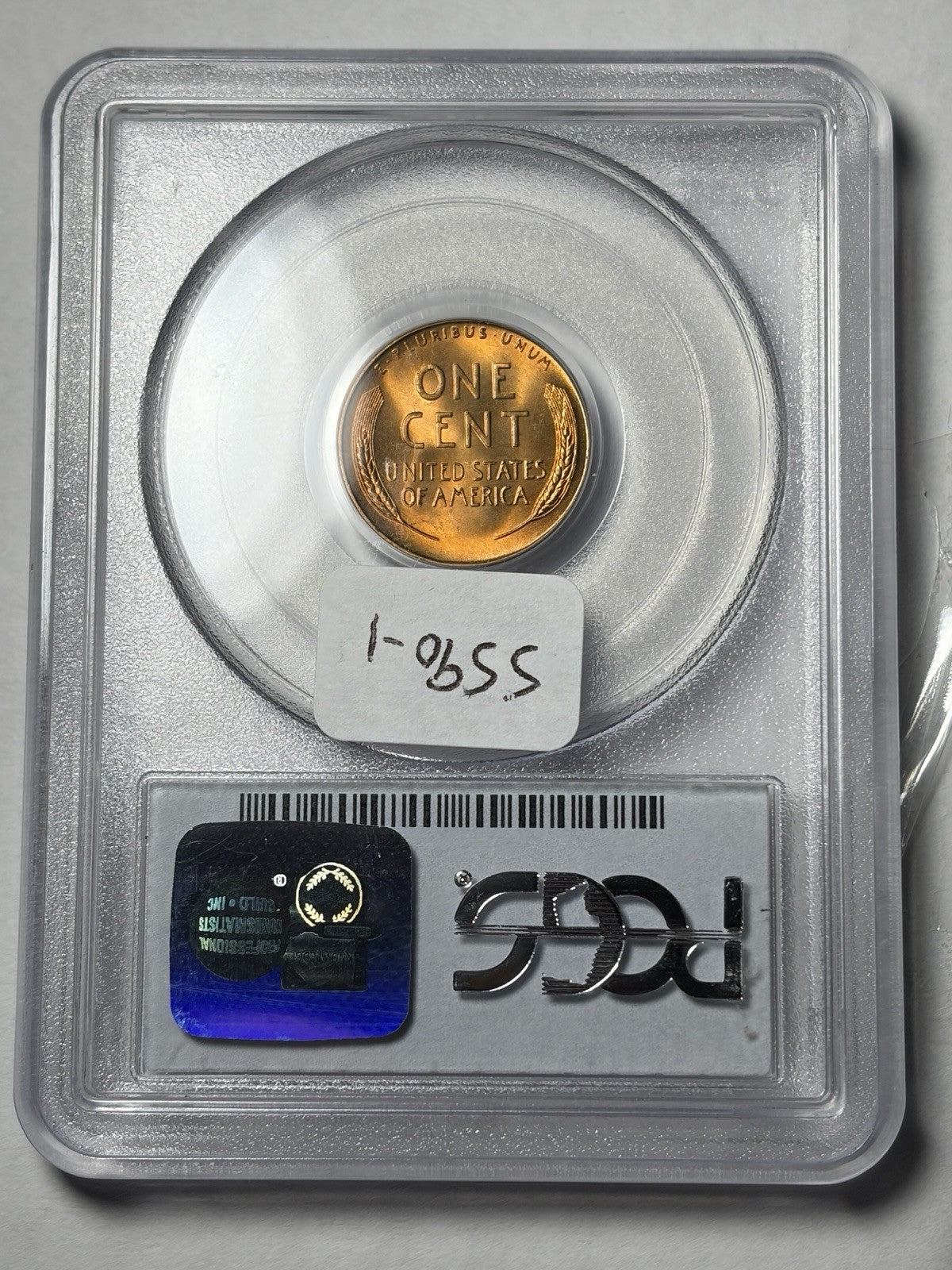 1948-S PCGS MS66 RD Lincoln Wheat Cent Old Blue Holder