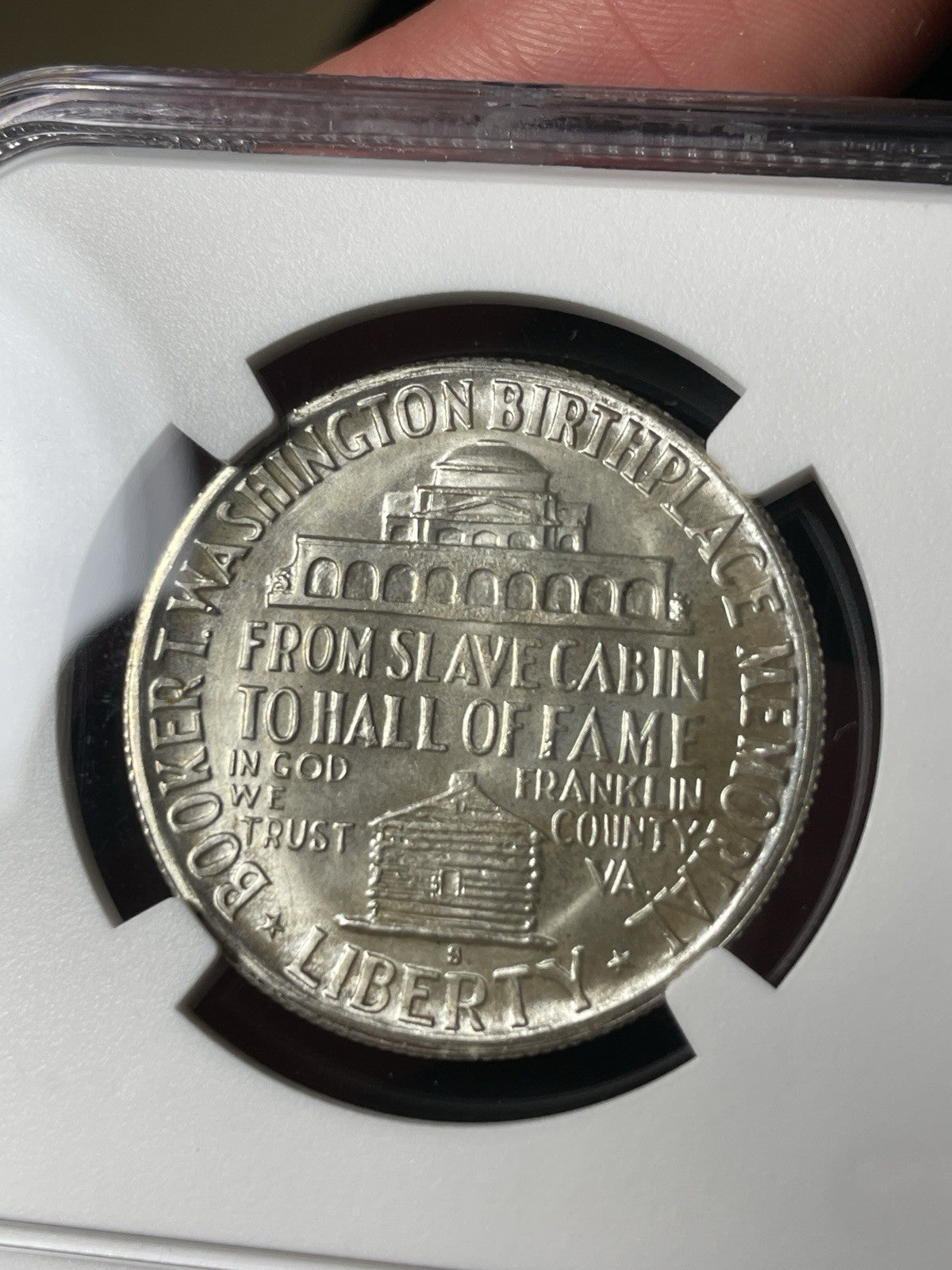 1950-S NGC MS67 Booker T Washington BTW Commemorative Half Dollar