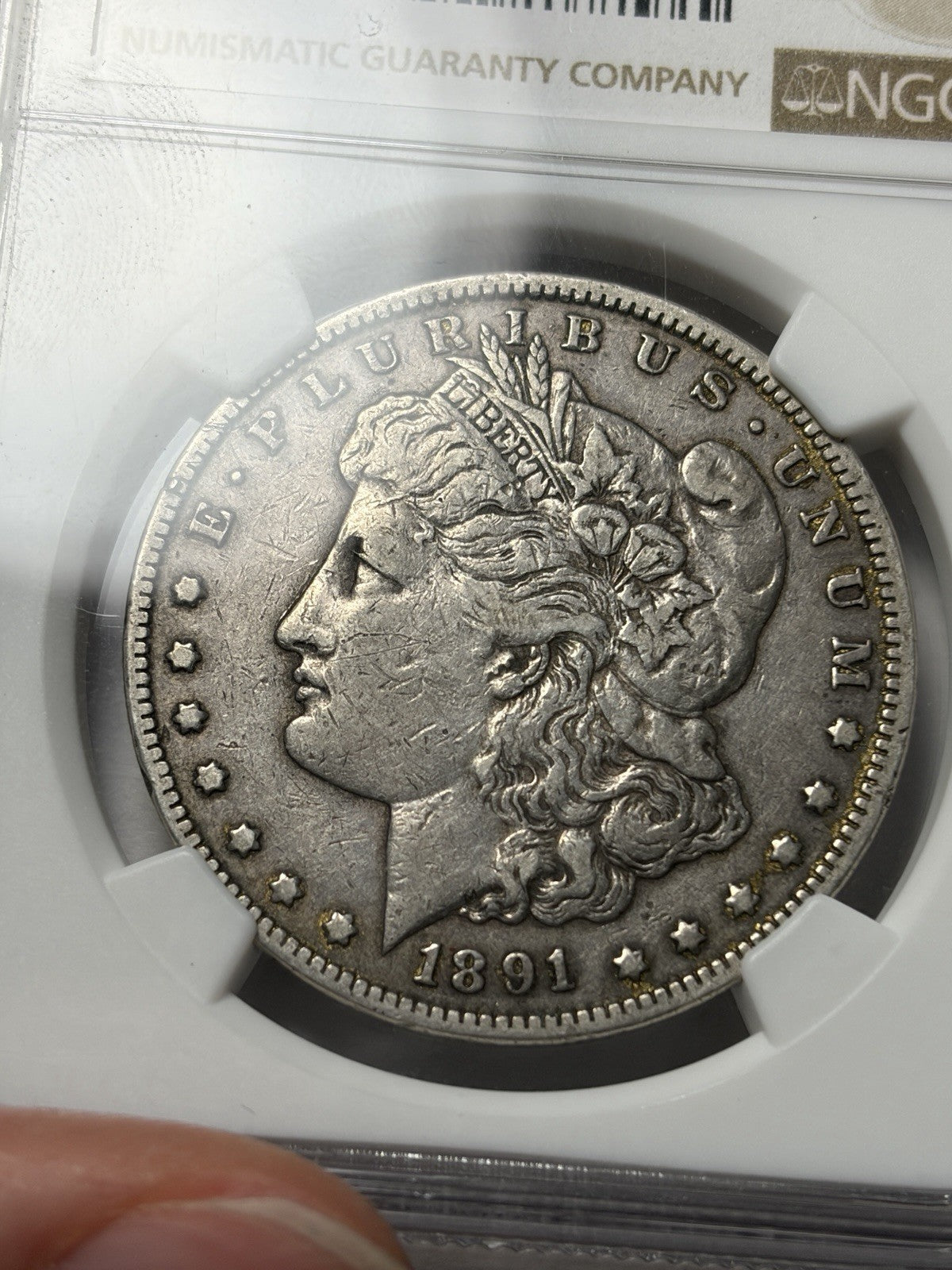 1891-CC NGC VF30 Morgan Silver Dollar Carson City Rare Date
