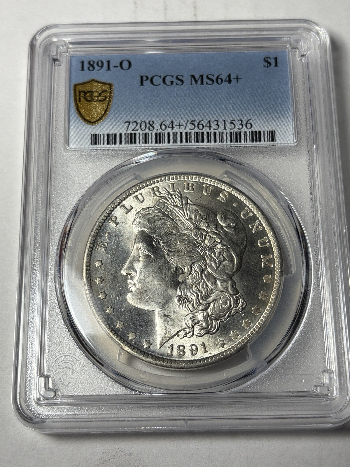 1891-O PCGS MS64+ Morgan Silver Dollar