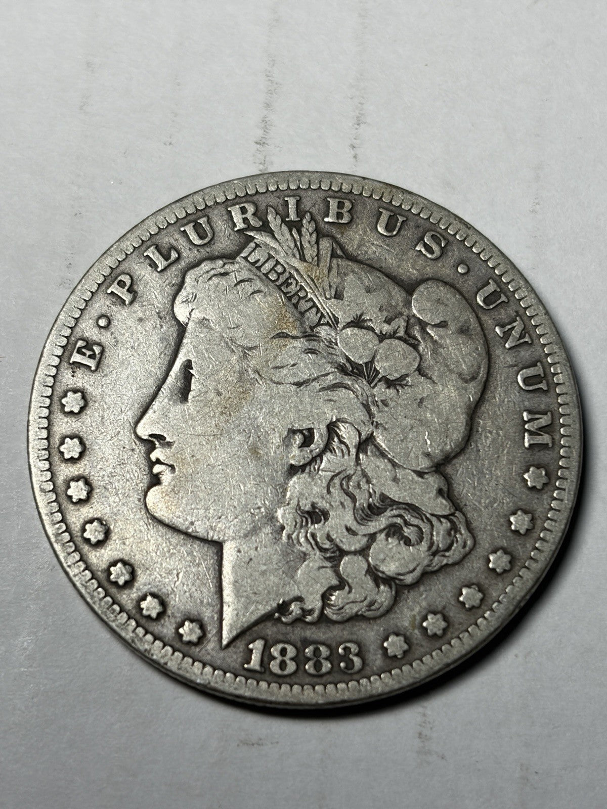1883-CC Morgan Silver Dollar Details