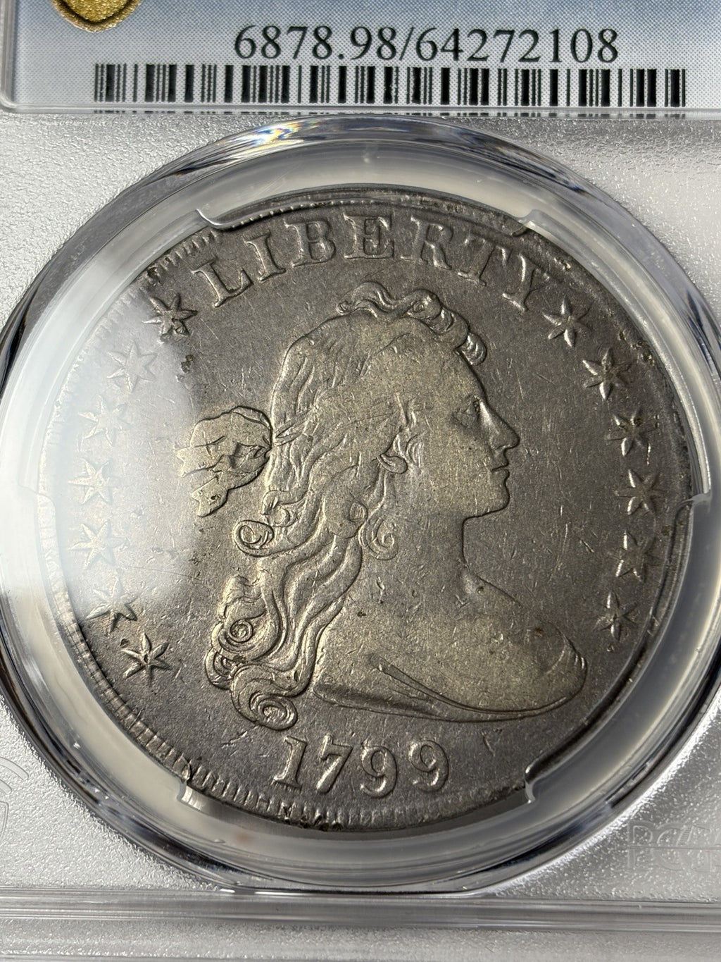 1799 PCGS VF Details Draped Bust Silver Dollar