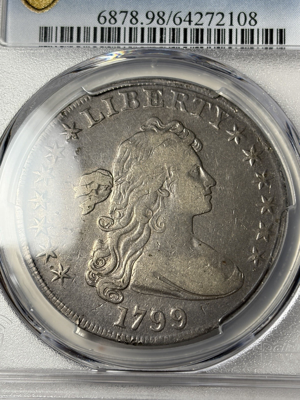 1799 PCGS VF Details Draped Bust Silver Dollar
