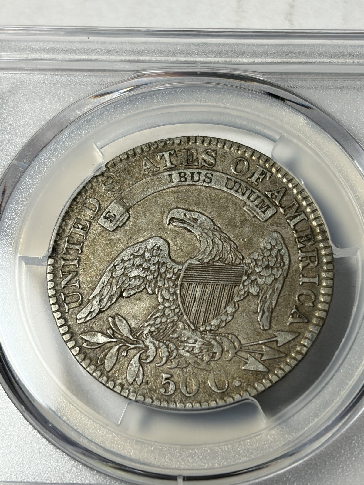 1831 PCGS VF30 CAC Capped Bust Half Dollar O-119