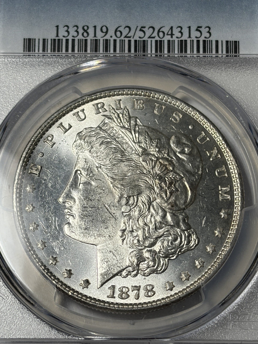 1878 8TF PCGS MS62 Morgan Silver Dollar VAM 18 Doubled Date