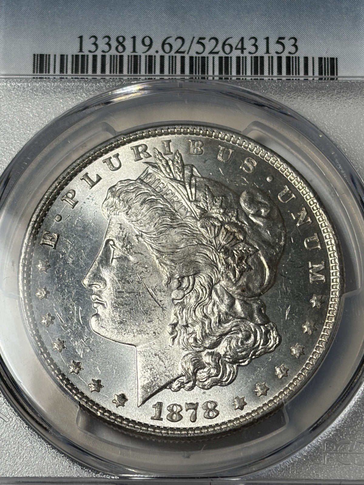 1878 8TF PCGS MS62 Morgan Silver Dollar VAM 18 Doubled Date