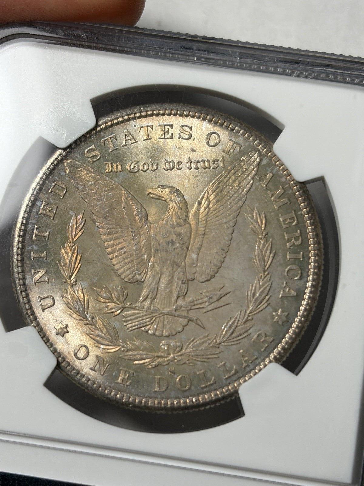 1880-S NGC MS66 Morgan Silver Dollar Toned