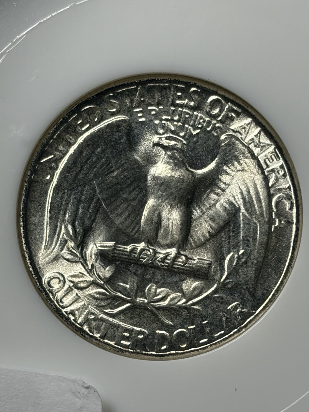 1944 NGC MS67 CAC Washington Silver Quarter Old Fatty Holder