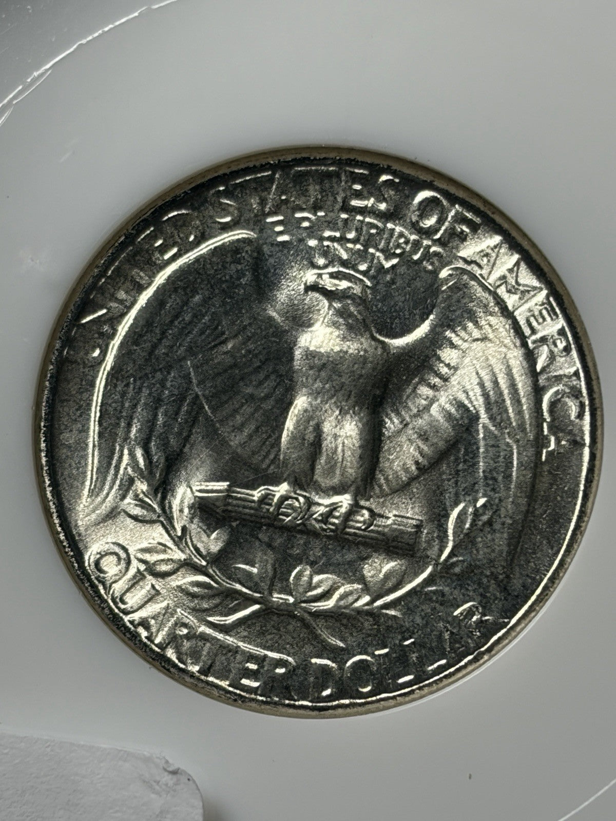 1944 NGC MS67 CAC Washington Silver Quarter Old Fatty Holder