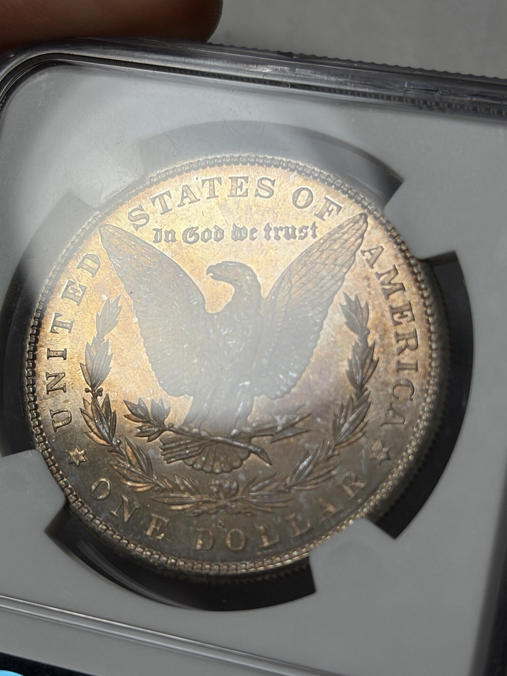 1880-S NGC MS66 Morgan Silver Dollar Toned
