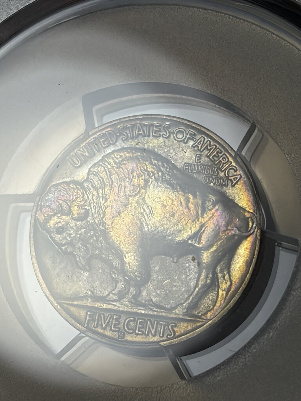 1931-S PCGS MS66+ CAC Buffalo Nickel Toned
