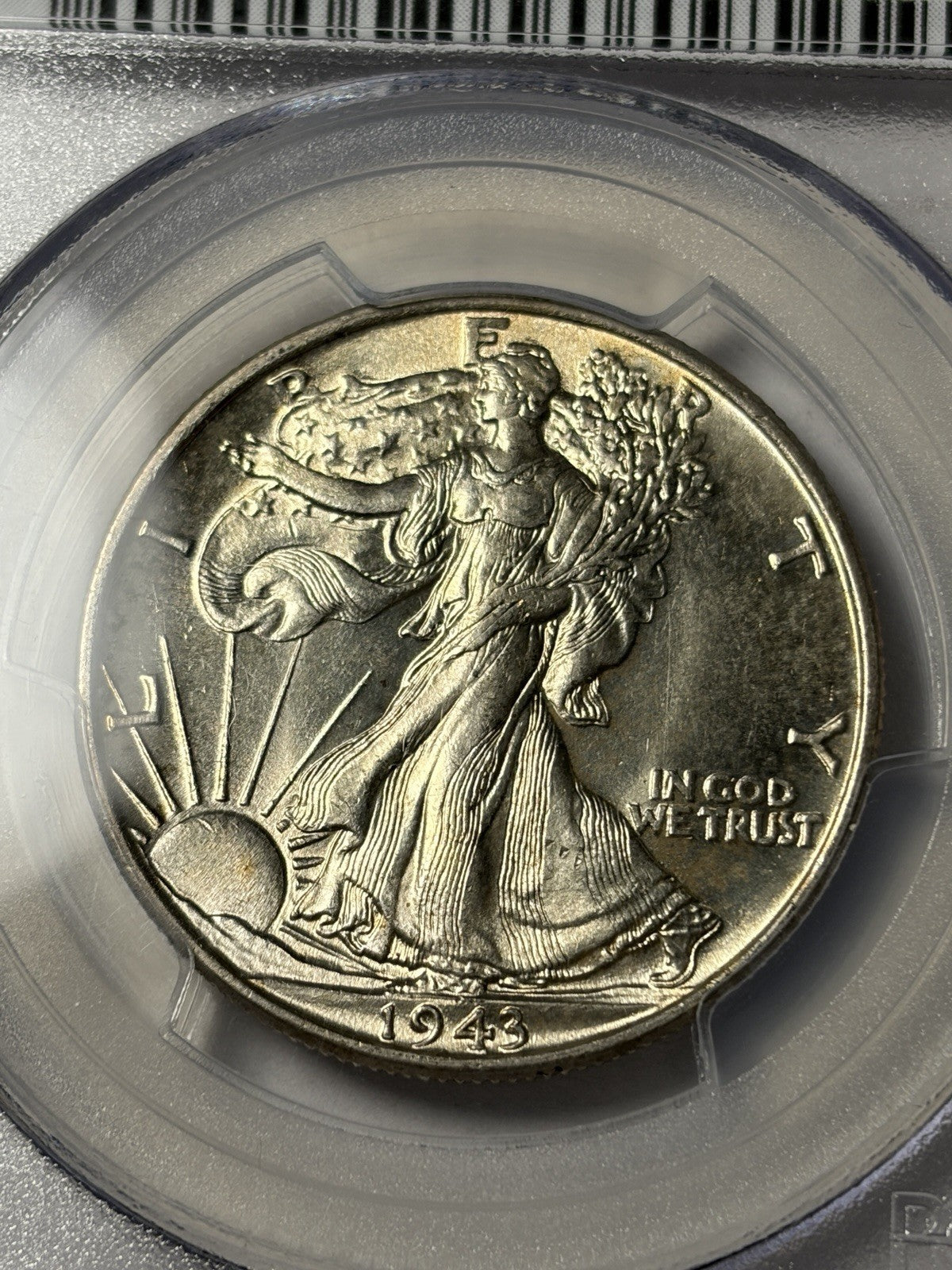 1943 PCGS MS64 Walking Liberty Half Dollar