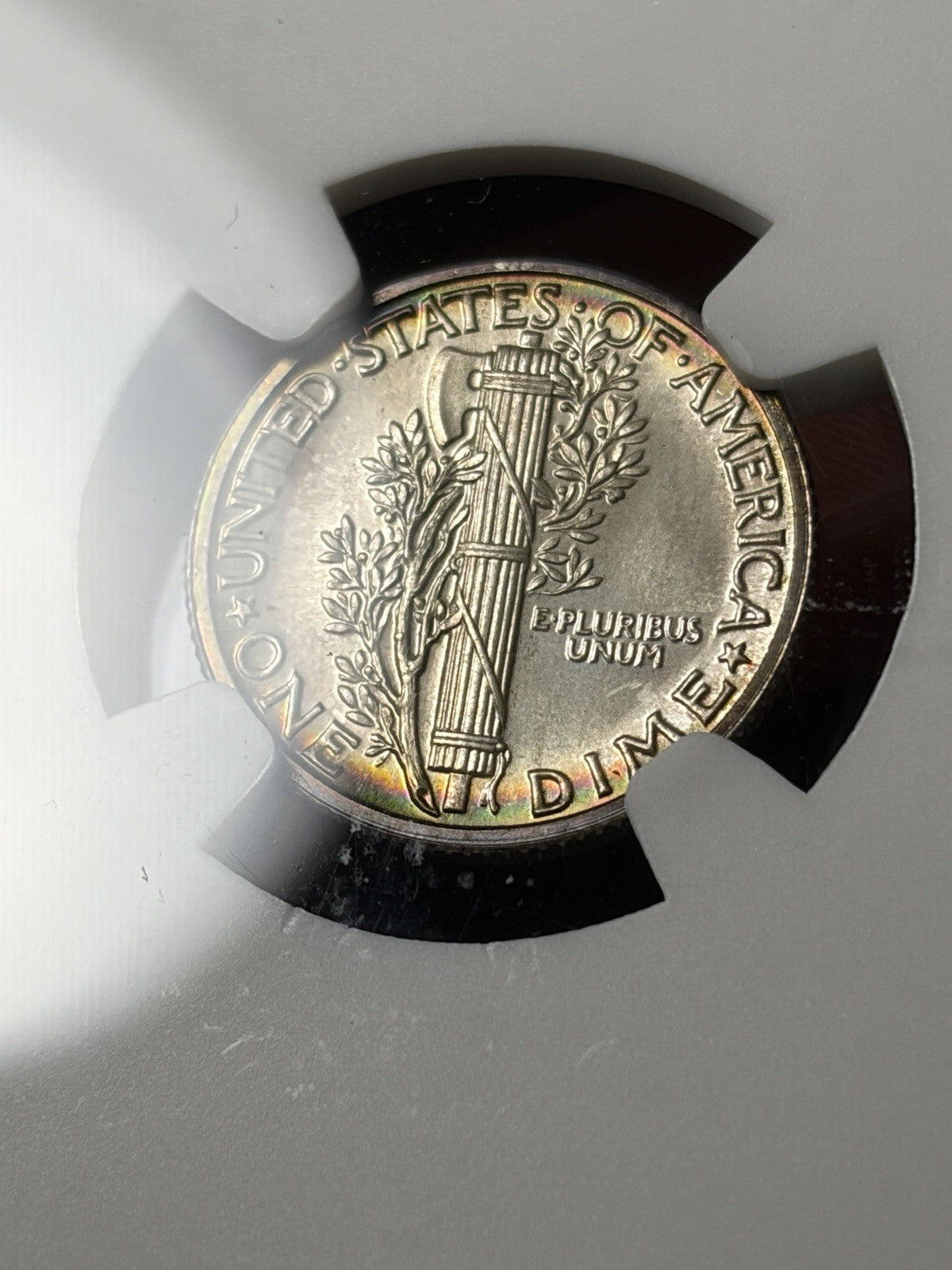 1942 NGC PF67 CAC Mercury Dime Toned