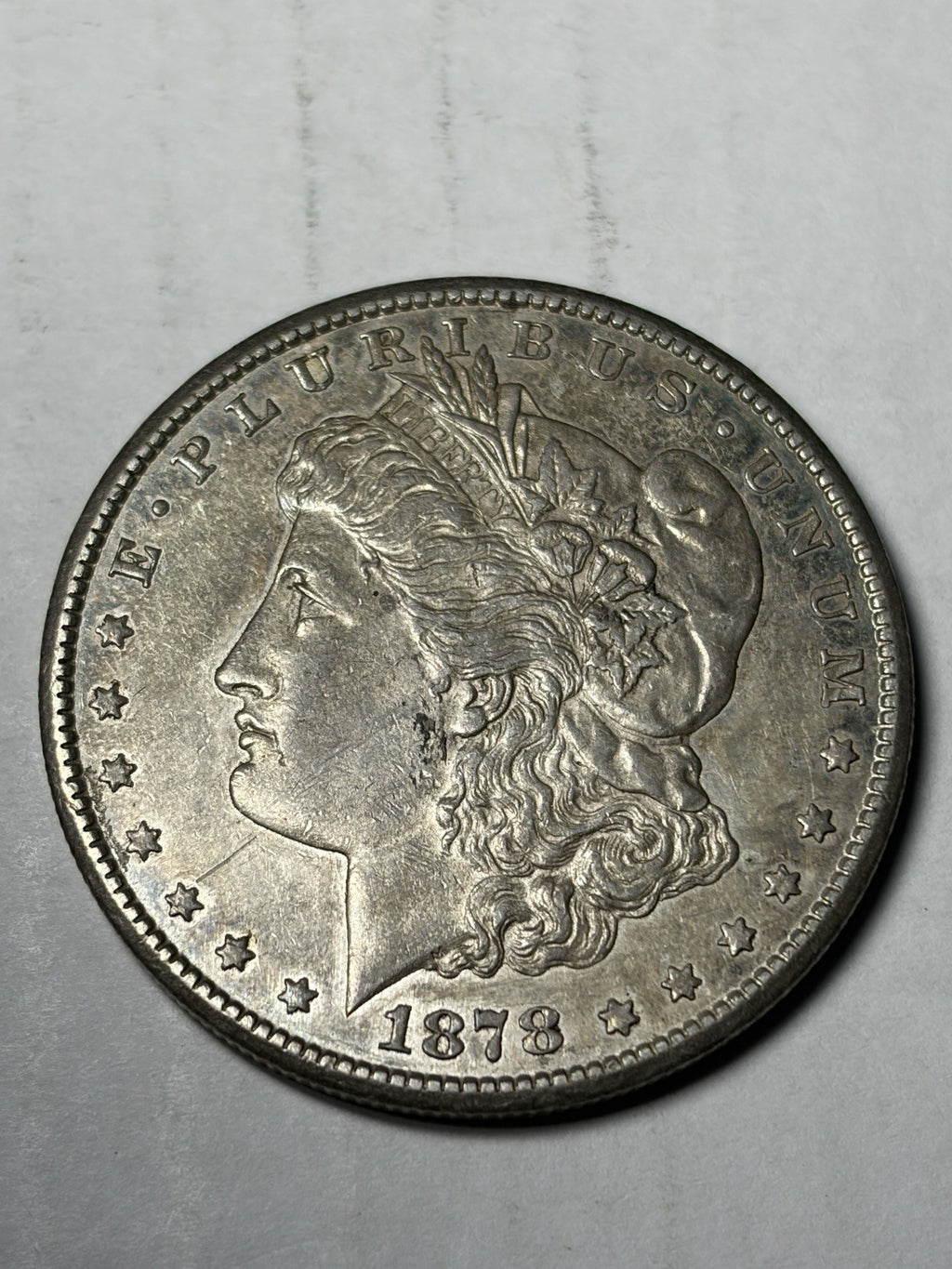 1878-CC Morgan Silver Dollar Toned