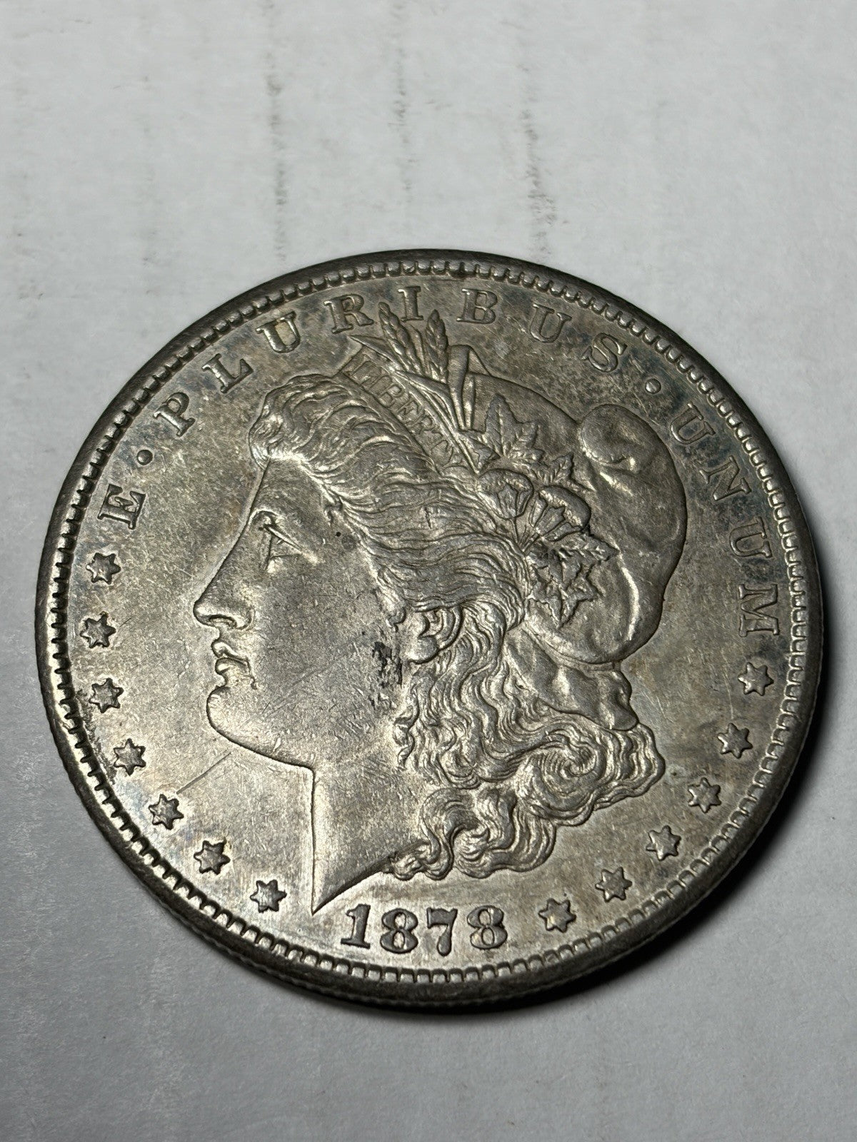 1878-CC Morgan Silver Dollar Toned