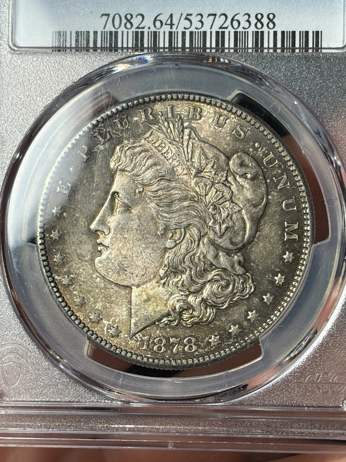 1878-S PCGS MS64 Morgan Silver Dollar Toned