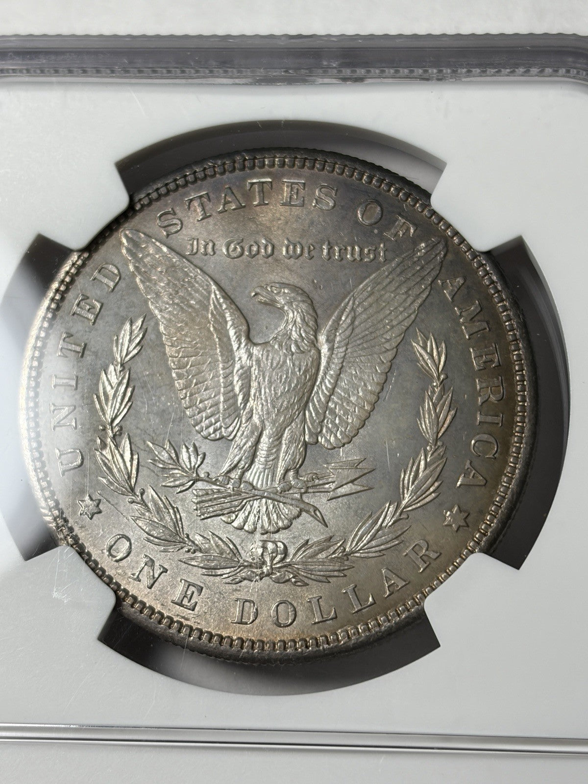 1899 NGC MS64 CAC Morgan Silver Dollar Toned