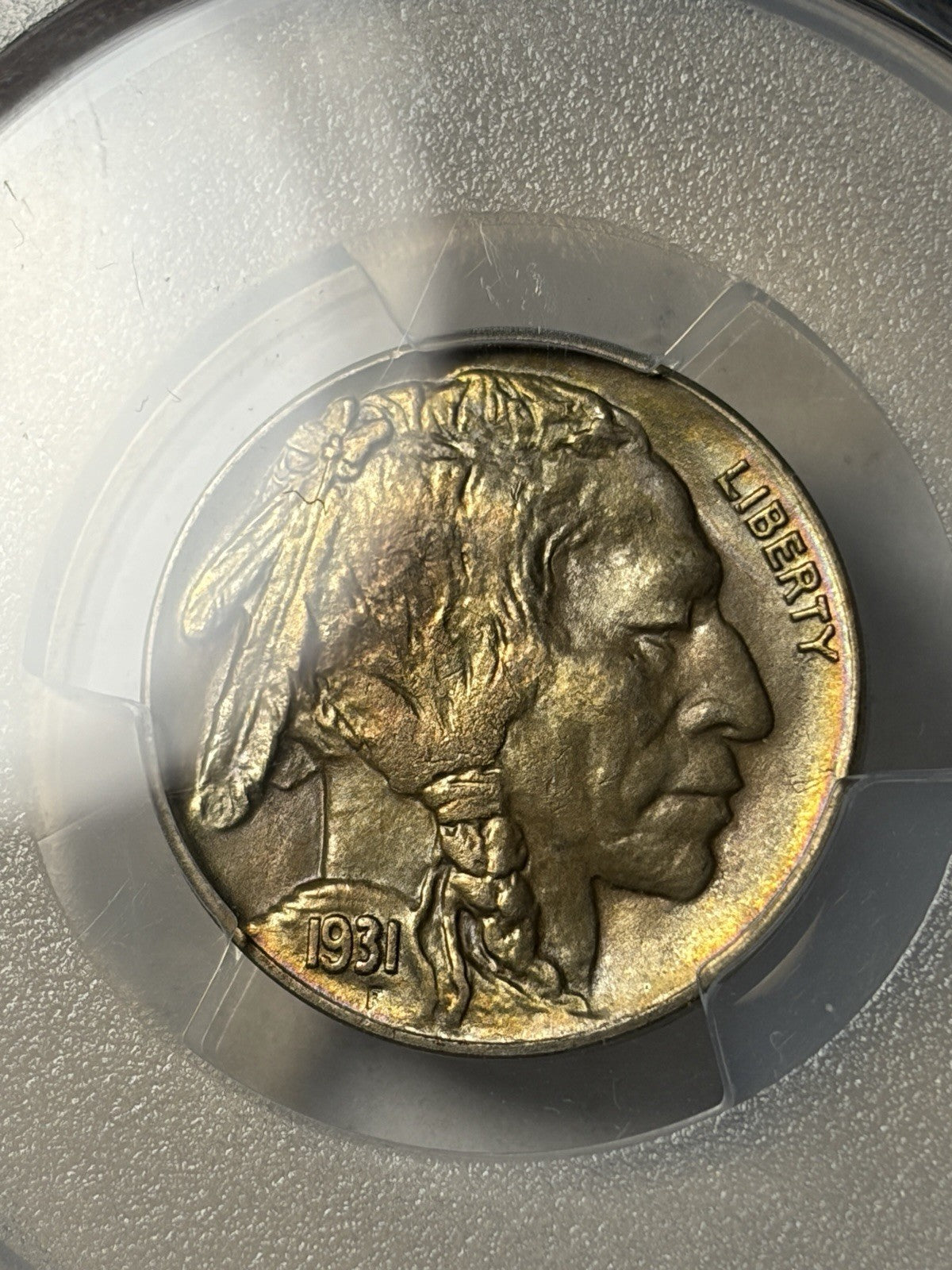 1931-S PCGS MS66+ CAC Buffalo Nickel Toned
