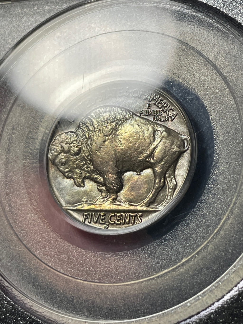 1914-S PCGS MS63 Buffalo Nickel Toned