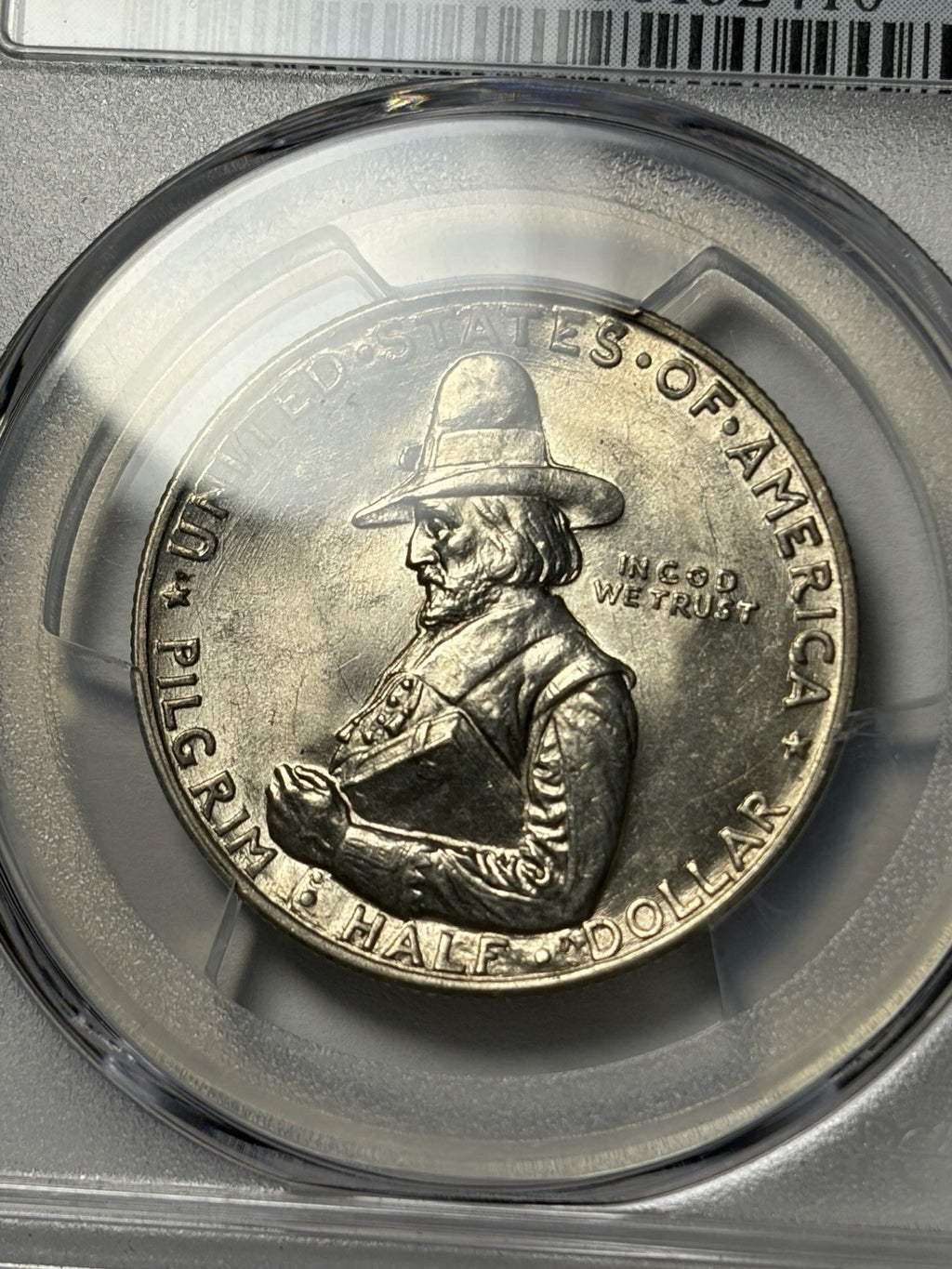 1920 PCGS MS62 Pilgrim Commemorative Half Dollar