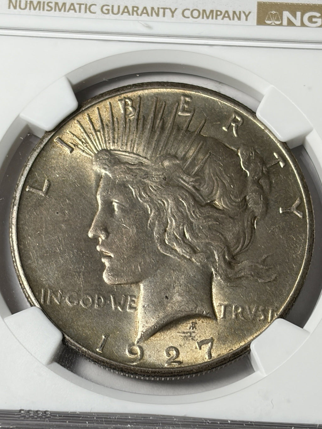 1927 NGC MS62 Peace Silver Dollar