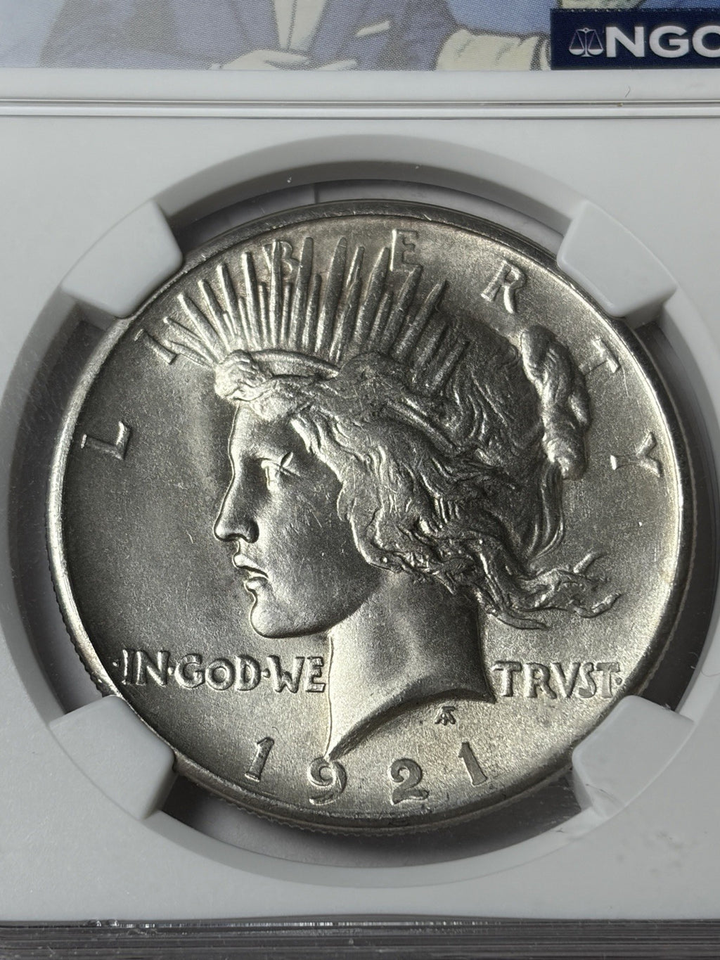 1921 NGC MS64 Peace Silver Dollar