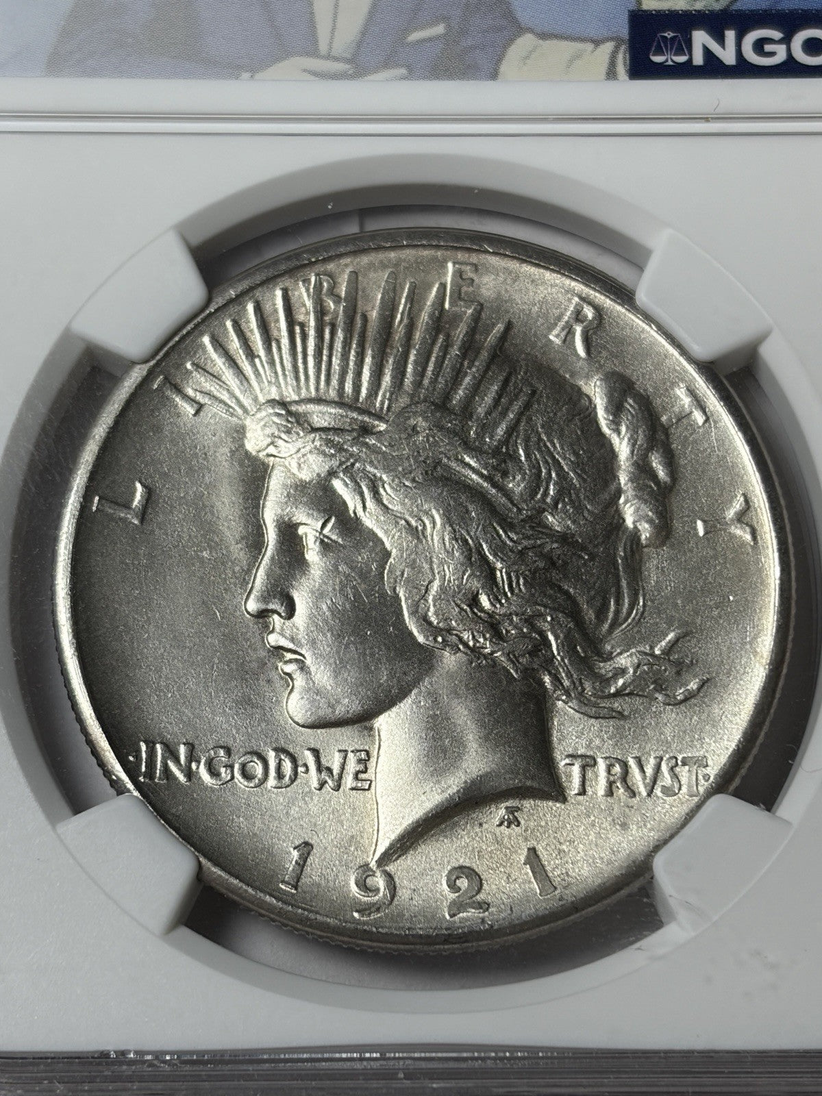 1921 NGC MS64 Peace Silver Dollar