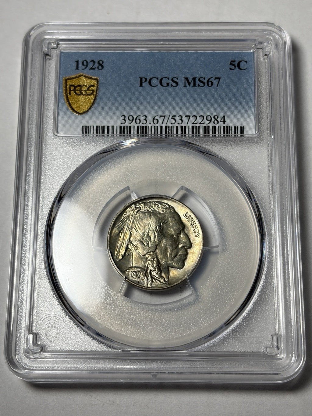 1928 PCGS MS67 Buffalo Nickel