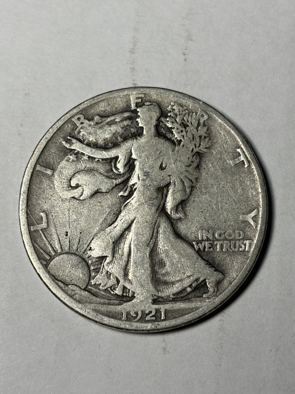 1921-S Walking Liberty Half Dollar Details