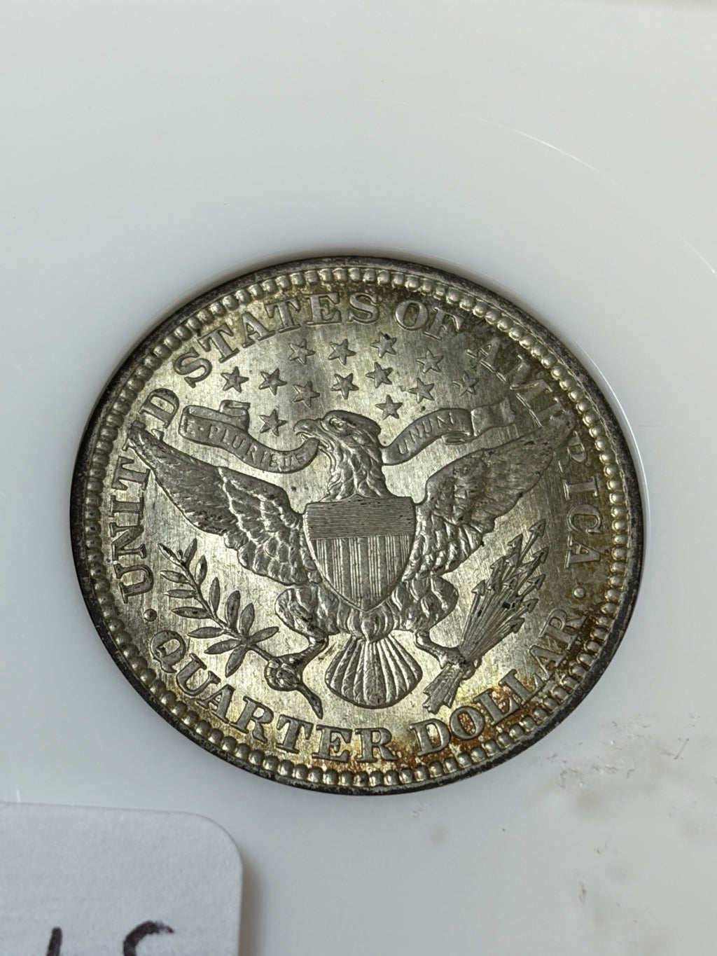 1916 NGC MS63 CAC Barber Quarter Flashy Reverse!