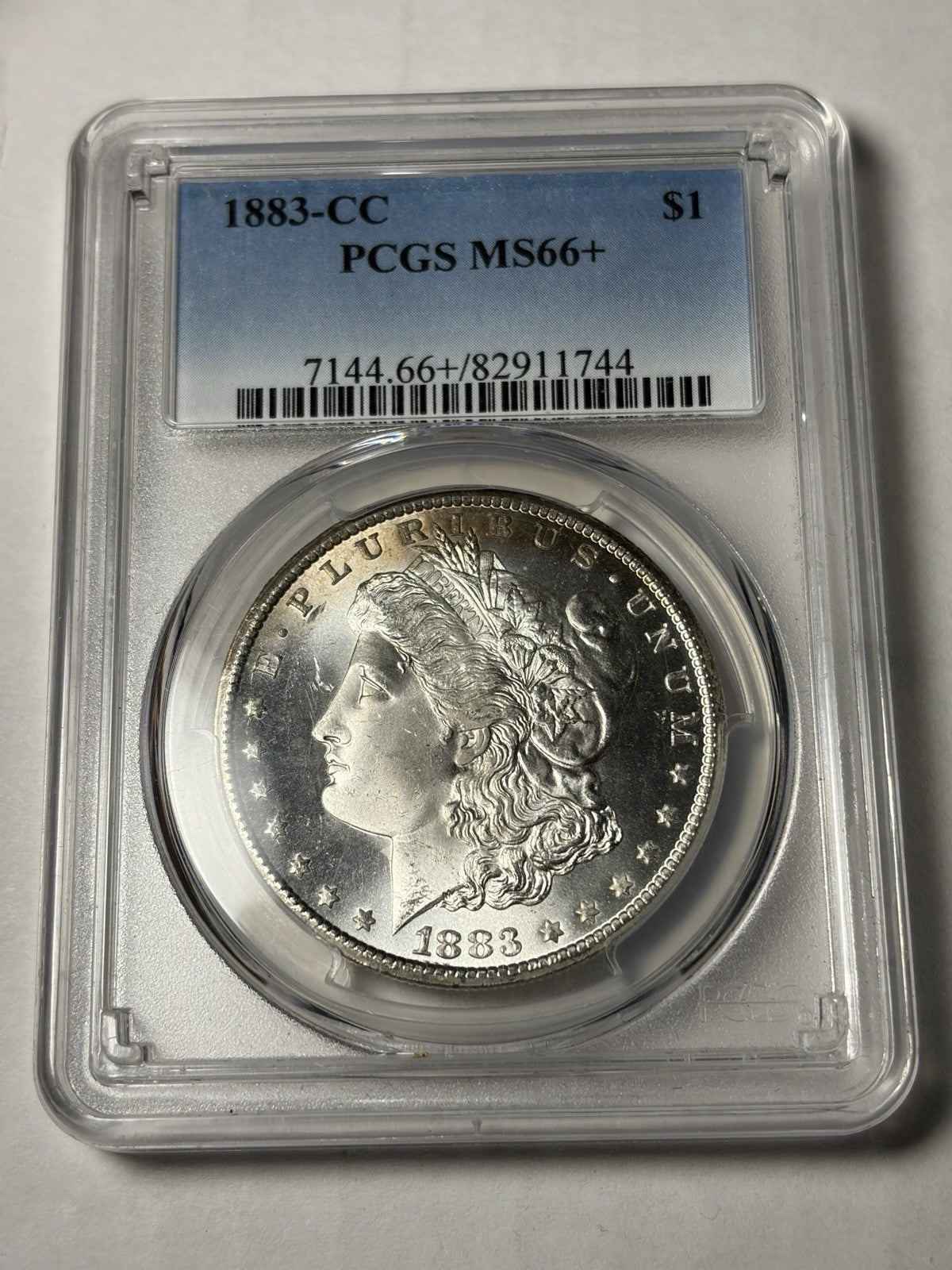 1883-CC PCGS MS66+ Morgan Silver Dollar