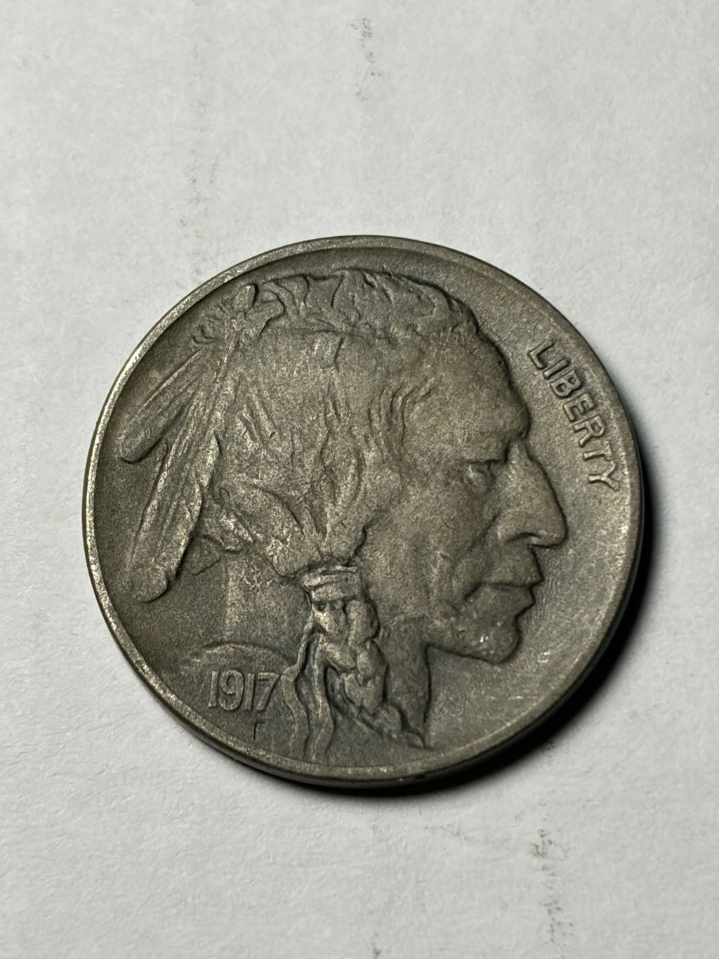 1917-D Buffalo Nickel Details