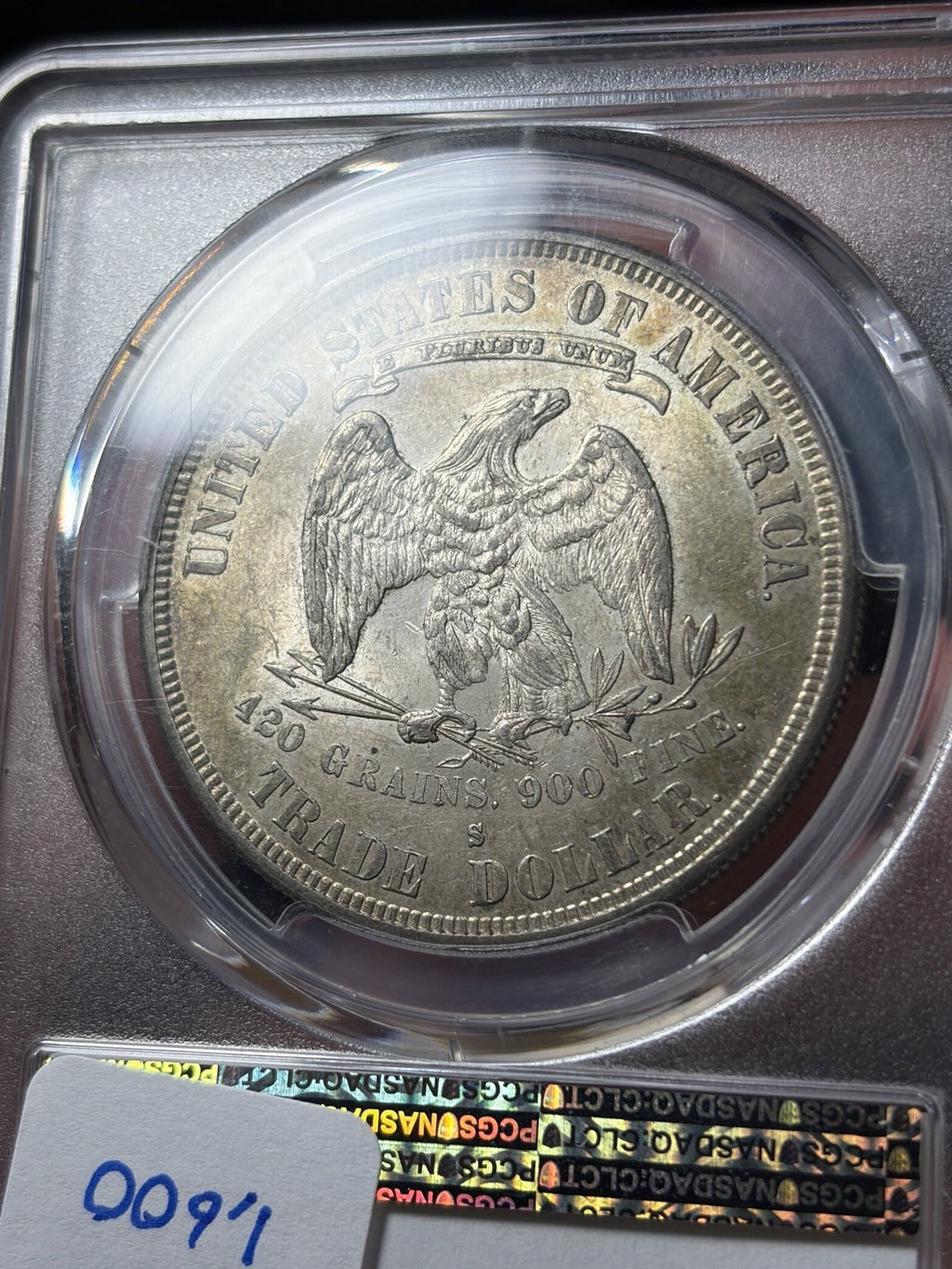 1878-S PCGS MS62 Trade Silver Dollar Original Look