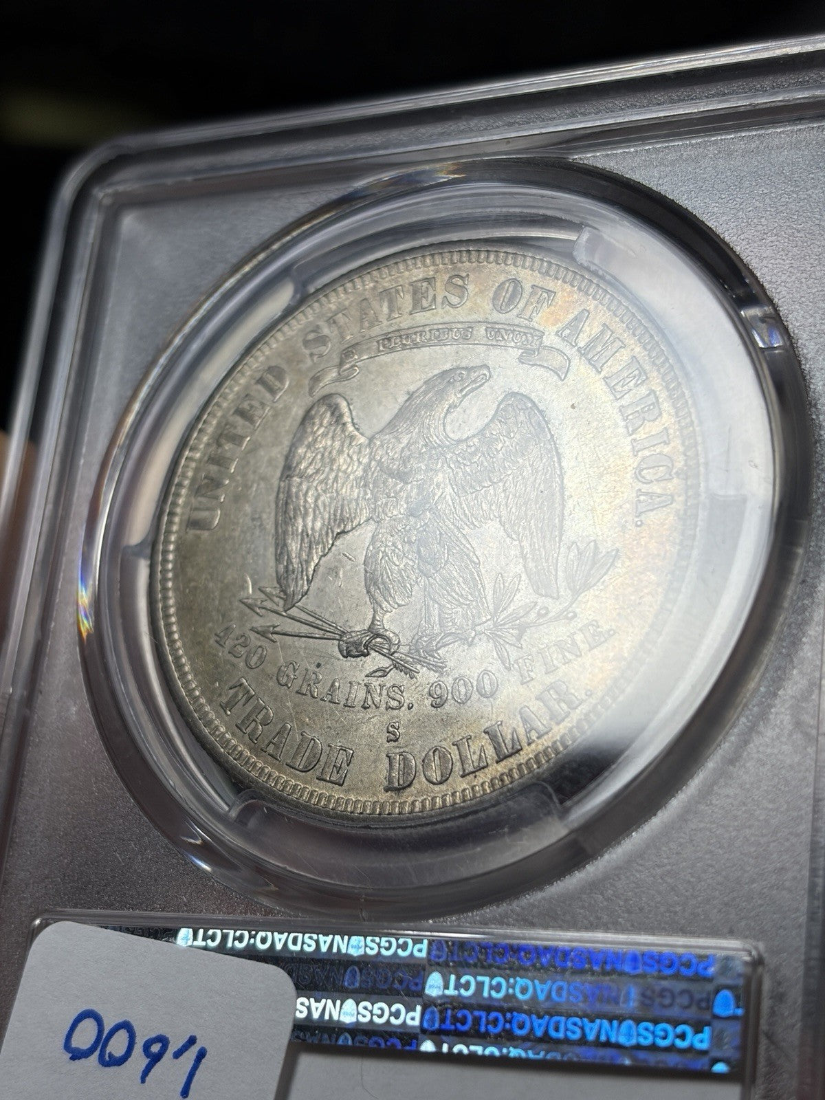 1878-S PCGS MS62 Trade Silver Dollar Original Look