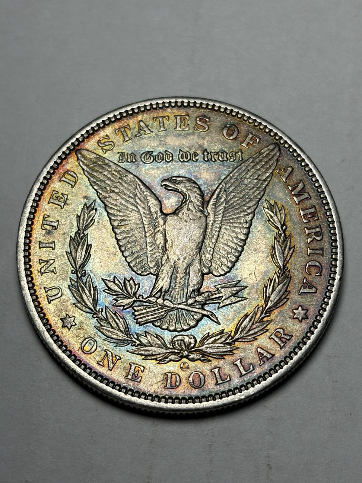 1894-O Morgan Silver Dollar Toned Details
