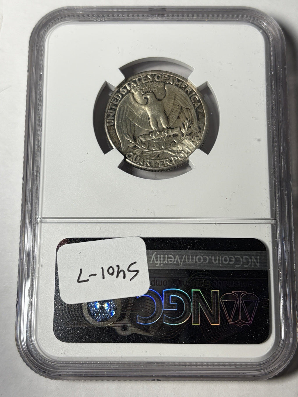 1934 NGC MS64 Washington Silver Quarter