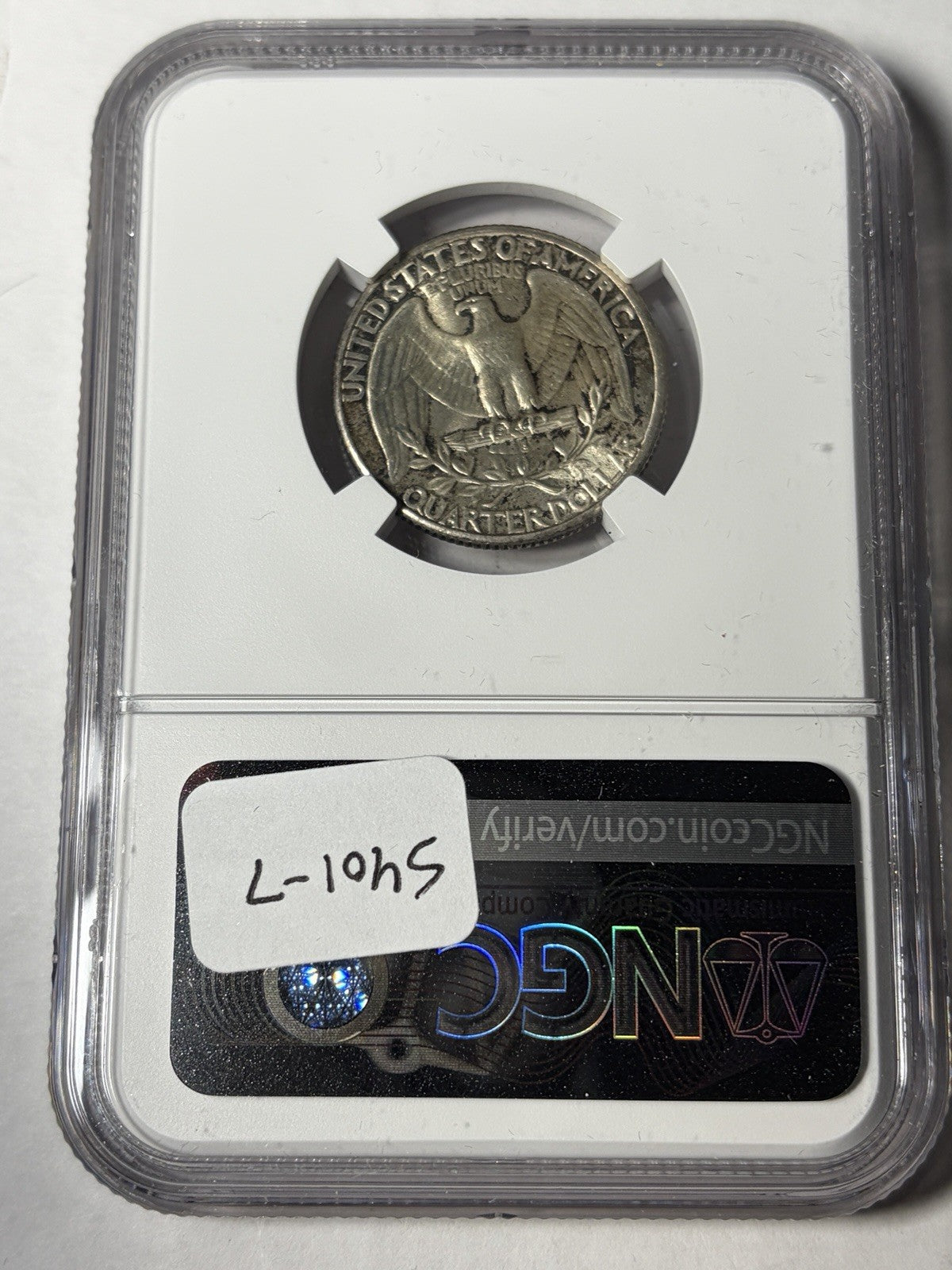 1934 NGC MS64 Washington Silver Quarter