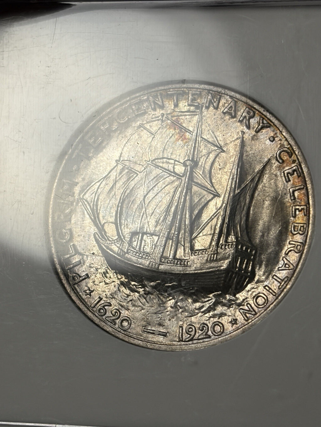 1920 NGC MS66 Pilgrim Commemorative Half Dollar