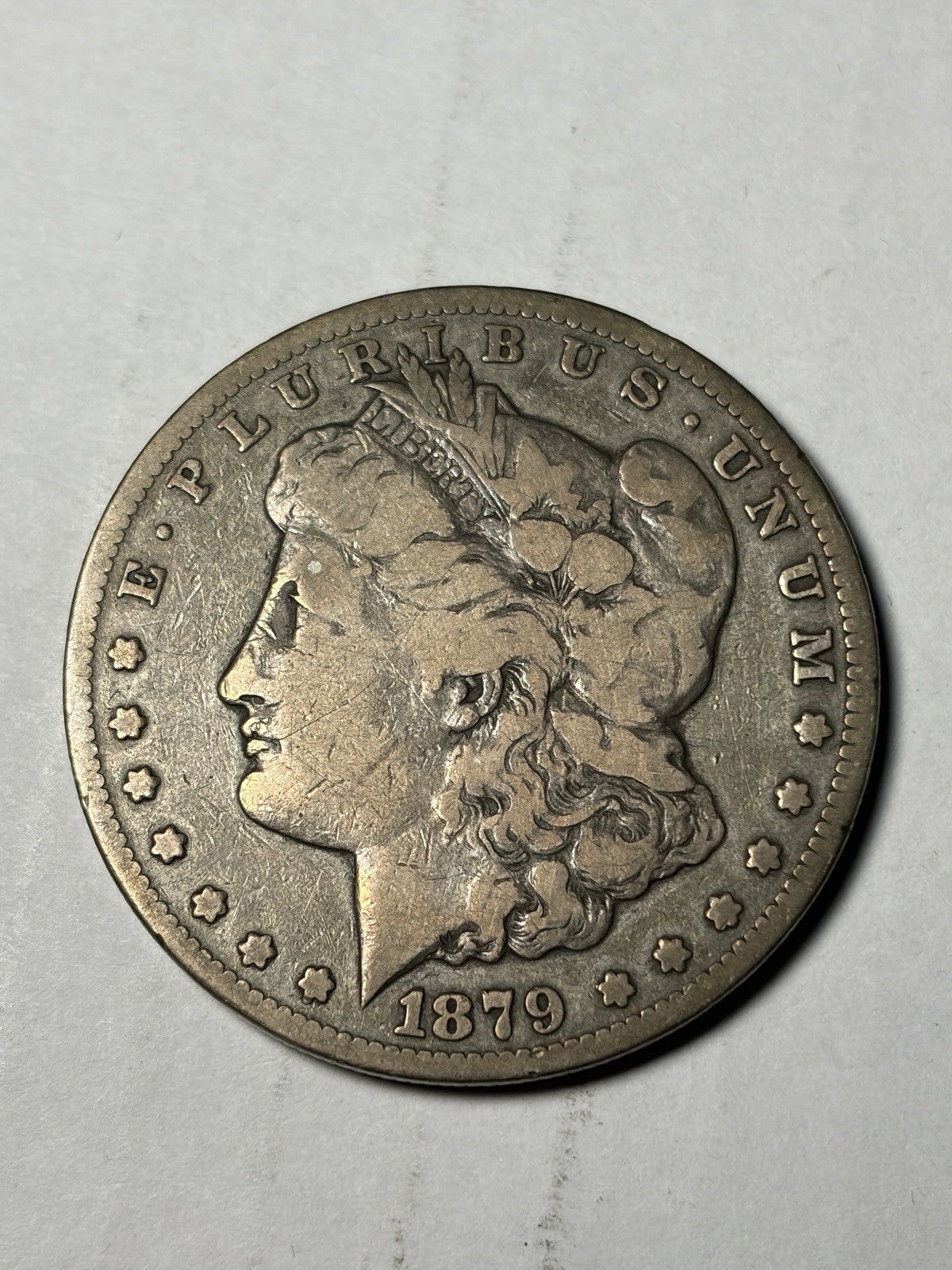 1879-CC Capped Die Morgan Silver Dollar
