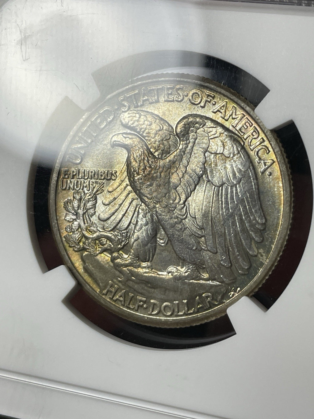 1941 NGC MS66+ Walking Liberty Half Dollar Toned