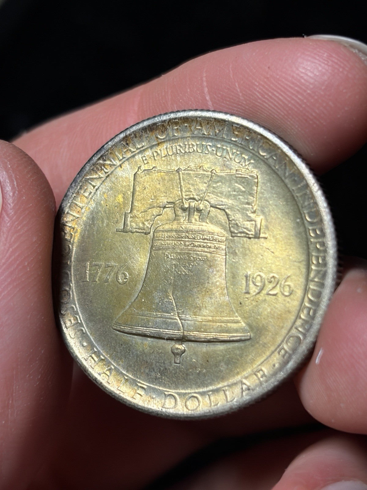 1926 Sesquicentennial Commemorative Half Dollar Toned