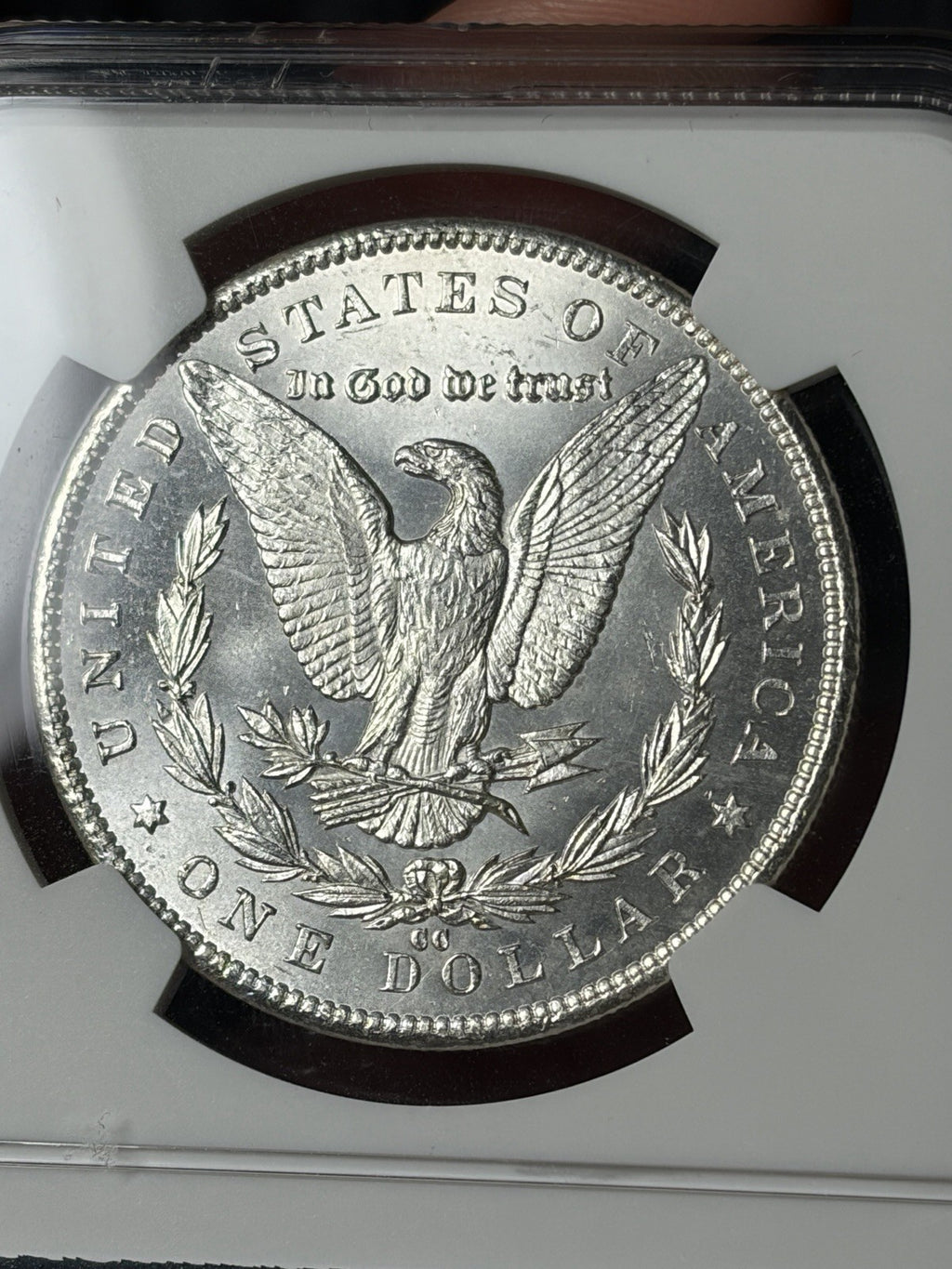 1892-CC NGC MS62 Morgan Silver Dollar