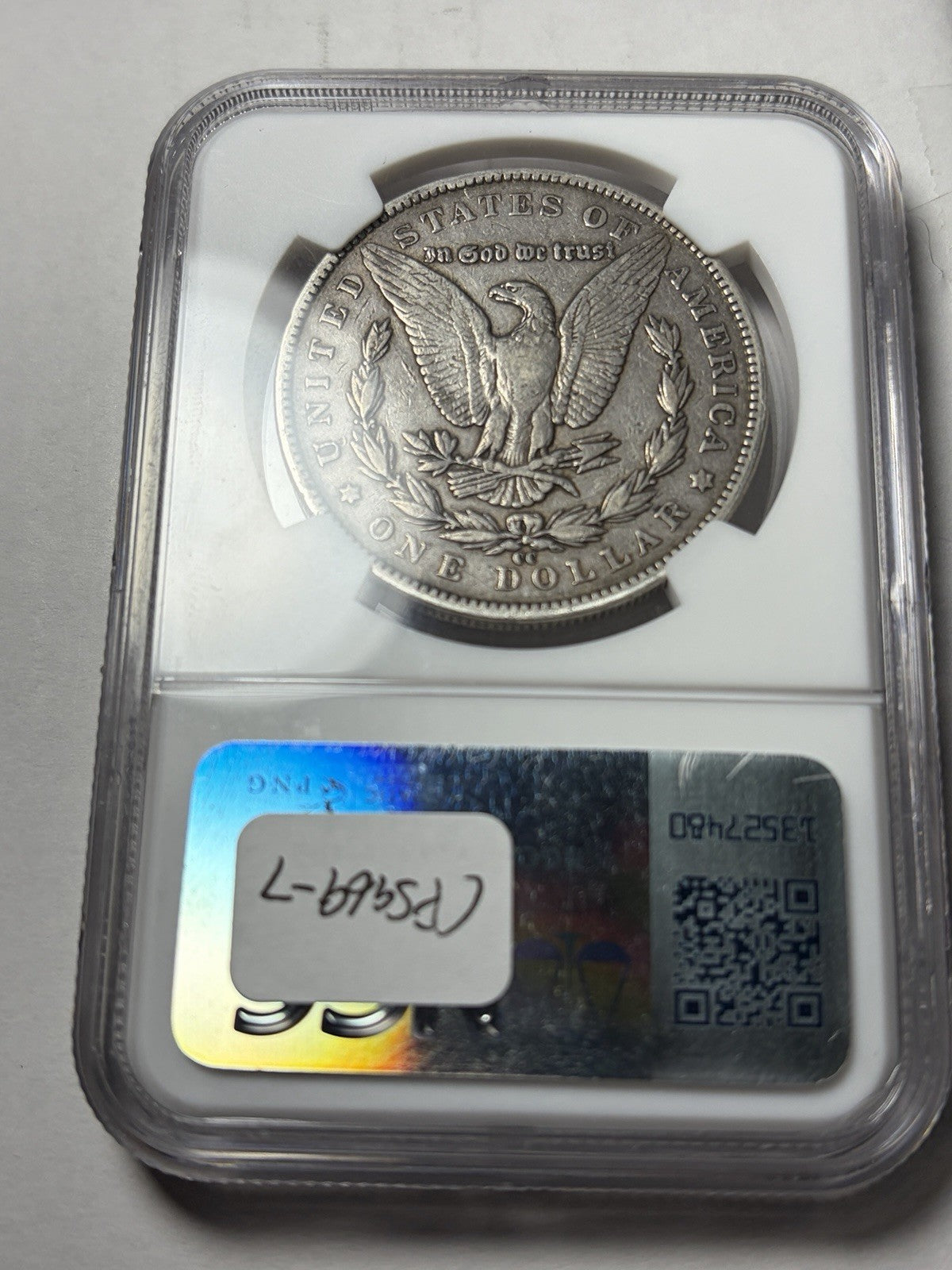 1891-CC NGC VF30 Morgan Silver Dollar Carson City Rare Date