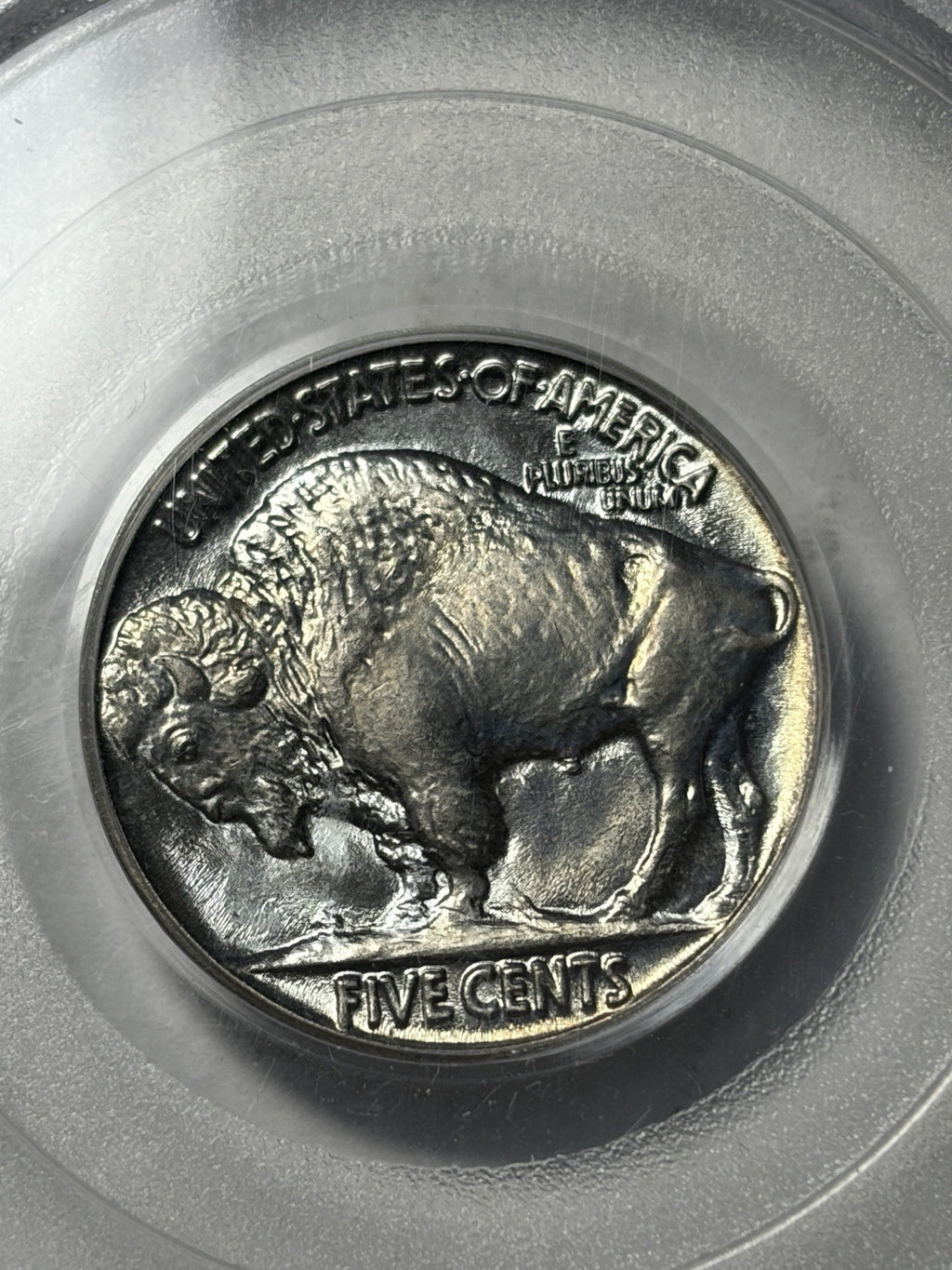 1937 PCGS MS66 GOLD CAC Buffalo Nickel Old Holder
