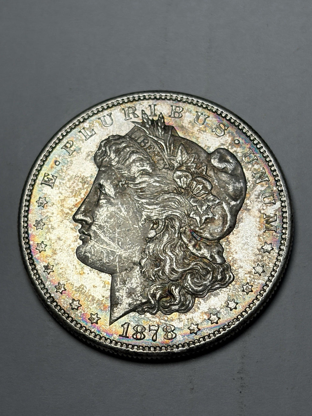 1878-S Morgan Silver Dollar Uncirculated Toned