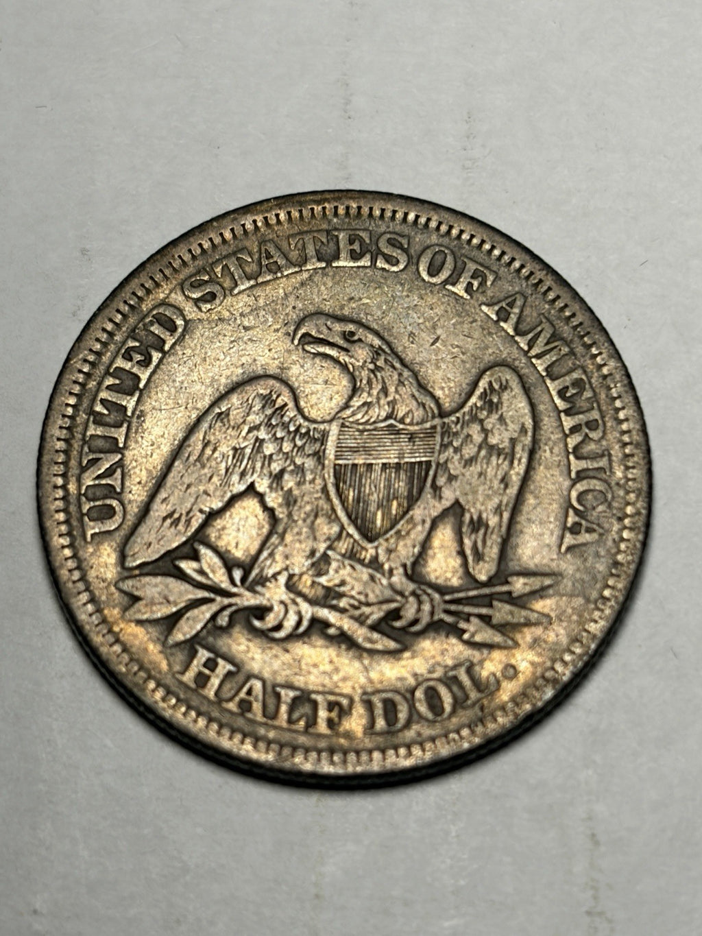 1858 Seated Liberty Half Dollar