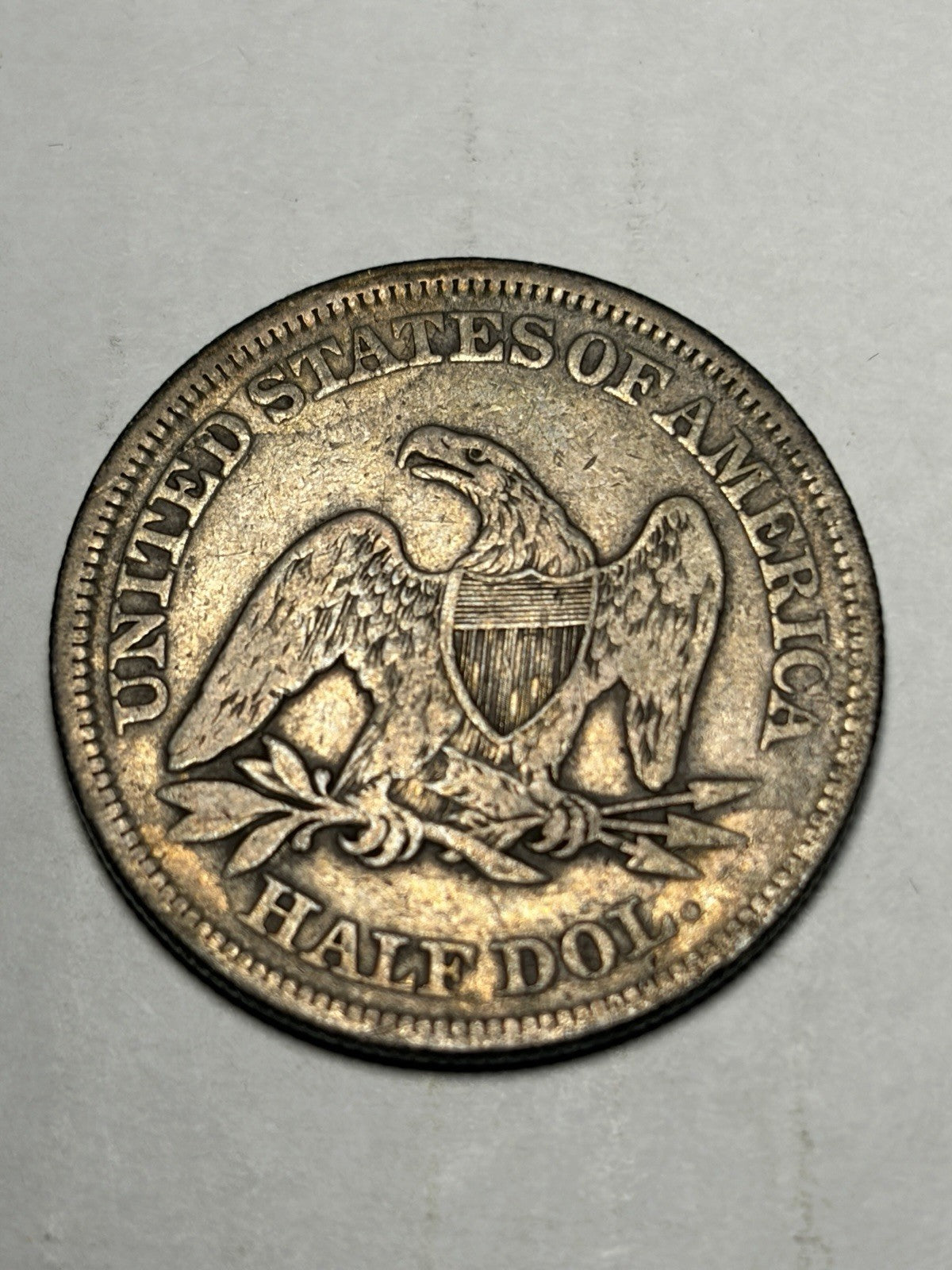 1858 Seated Liberty Half Dollar
