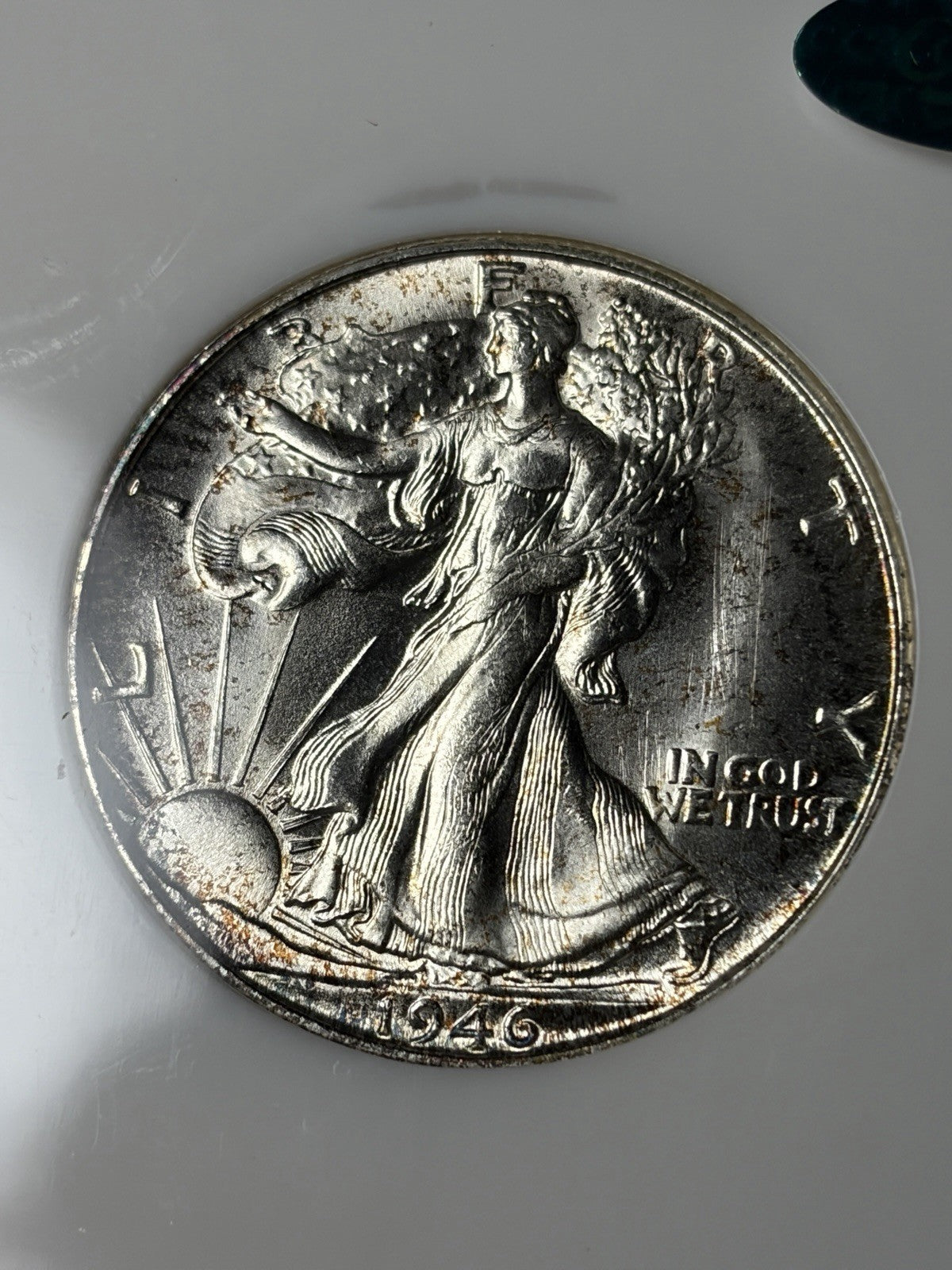 1946-S NGC MS64 CAC Walking Liberty Half Dollar Old Holder Fatty