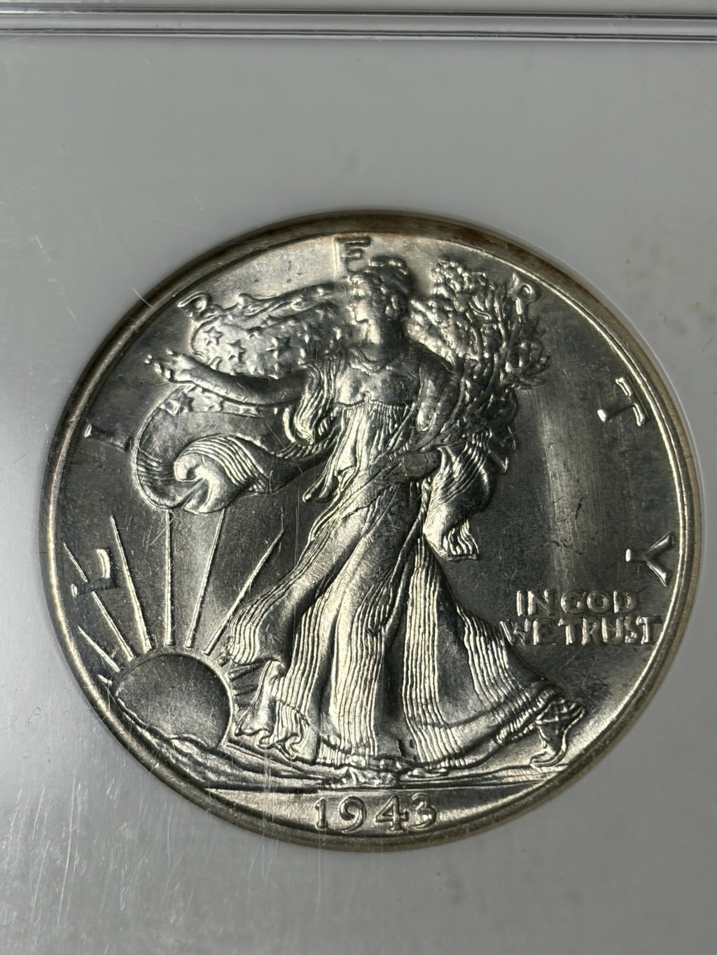 1943-D NGC MS66 Walking Liberty Half Dollar