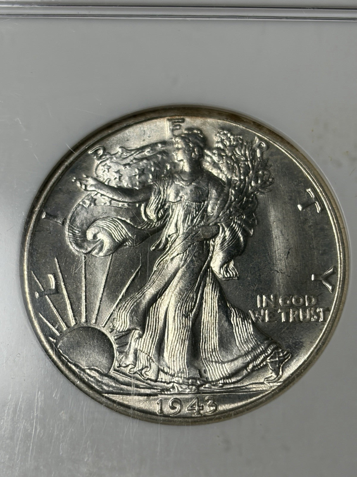 1943-D NGC MS66 Walking Liberty Half Dollar